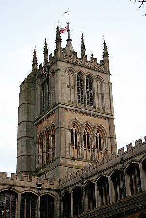 Melton Mowbray - Detail of the Central Tower